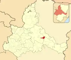 Расположение муниципалитета на карте провинции