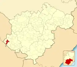 Расположение муниципалитета на карте провинции