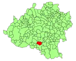 Расположение муниципалитета на карте провинции