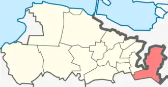 Виллозское городское поселение на карте