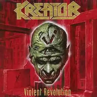 Обложка альбома Kreator «Violent Revolution» (2001)