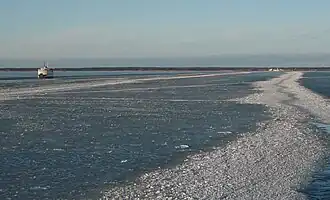 Пролив Суурвяйн зимой 2009 года.