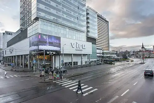 Торговый центр «Виру» и 10-этажный жилой дом