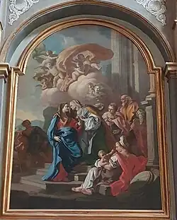 Франческо де Мура. Посещение Пресвятой Девой Марией Елизаветы