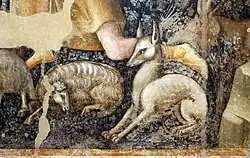 Рождество, Поклонение пастухов. Деталь