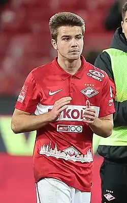 Шитов в составе московского «Спартака» в 2022 г.