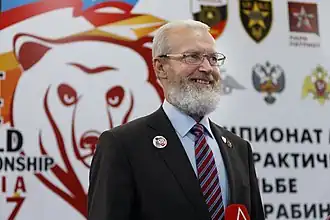 Виталий Крючин на чемпионате мира по практической стрельбе, 2017 год