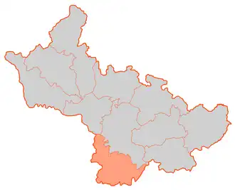 Лепельский уезд на карте