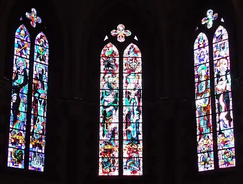 Витражи в церкви Святого Сатурнена