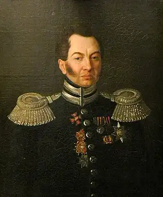 портрет работы неизвестного художника, 1832-1843 гг. Музей Суворова в Санкт-Петербурге