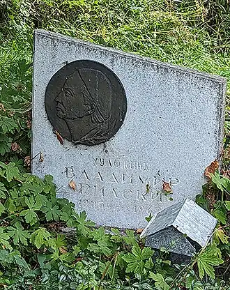 Барельеф Рилского на его могиле в селе Широка-Лыка