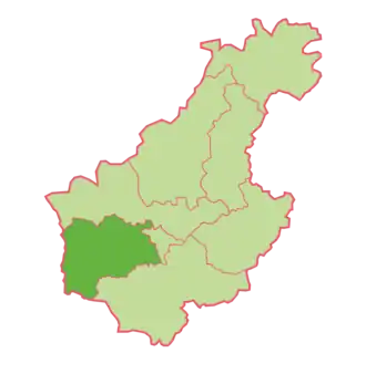 Влазовичское сельское поселение на карте