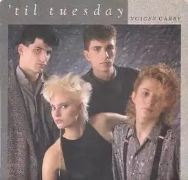 Обложка сингла 'Til Tuesday «Voices Carry» (1985)