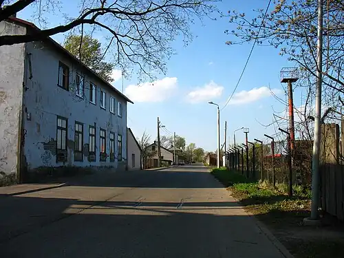 Улица  в микрорайоне Волери