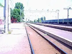 Пути станции Волгоград II. Вид в северном направлении.2006 год