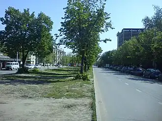 Проезжая часть улицы