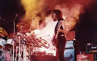 Крис на фестивале UK's Reading в 1980 году