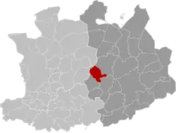 Расположение муниципалитета на карте провинции