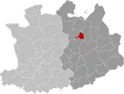 Расположение муниципалитета на карте провинции