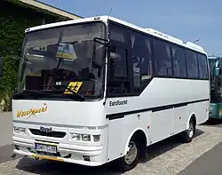 Автобус Otoyol во Вроцлаве. Май 2017 года