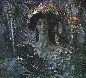 Картина Михаила Врубеля Азраил, 1904.