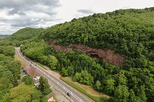 Вид на Кронталь по дороге в коммуну