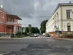 Вид улицы от пересечения с Крепостной улицей