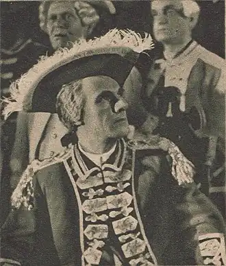 В. Красновецкий в роли с генерала в спектакле «Ученик дьявола» Б. Шоу. 1946 г.