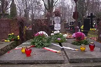 Могила Владислава Родовича на воинском кладбище Повонзки в Варшаве