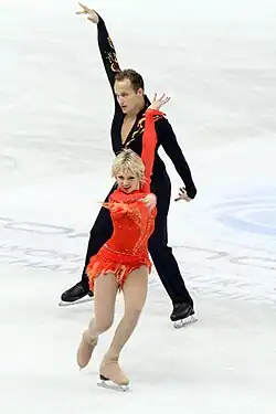 Денни и Барретт на чемпионате мира 2010