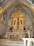 Алтарь церкви Святой Анны в Нидер-Зальцбрунне, у которого граф Александер фон Хохберг принял католическую веру 17 октября 1920 года