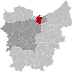 Расположение муниципалитета на карте провинции