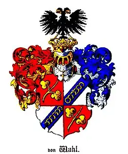 Герб рода фон Валь