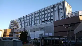 Вид на здание станции