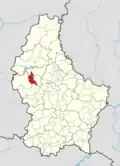Расположение коммуны на карте Люксембурга
