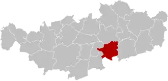 Вален на карте