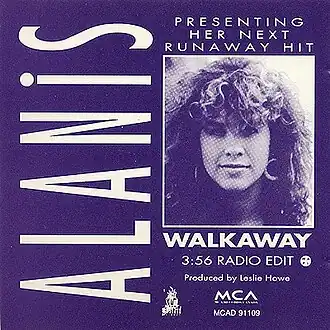 Обложка сингла Аланис «Walk Away» (1991)