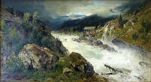 Горный ручей.