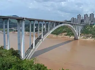 мост и река Янцзы