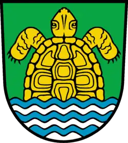 Герб коммуны Грюнхайде (Марк) в Германии