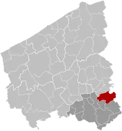 Расположение муниципалитета на карте провинции