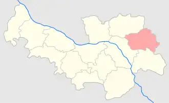 Радиминский уезд на карте