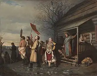 Сельский крестный ход на Пасхе (1861, Василий Перов)