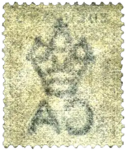 «Корона и CA» (англ. «Crown & CA», от «Crown Agents» — «Агенты короны») — типичный водяной знак на почтовых марках британских колонийв 1880-х — 1920-х годах