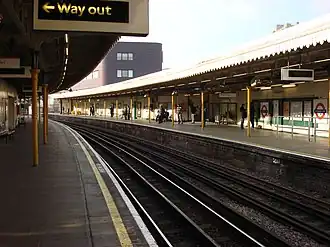 Вид с платформы