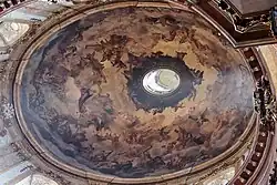 Роспись купола Петерскирхе. 1713. Вена