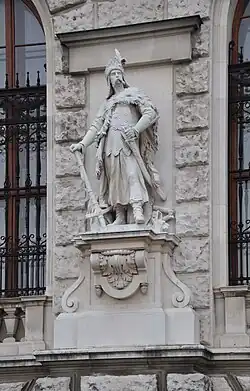 Скульптура польского воина 1683 г. на Венском военно-историческом музее