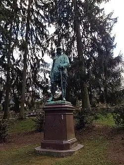 Памятник Отто фон Бисмарку в Висбадене. Современный вид.