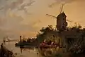 Вейнанд Нуйен. Болото с ветряной мельницей, 1836