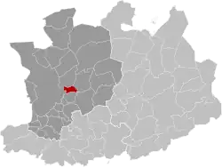 Расположение муниципалитета на карте провинции
